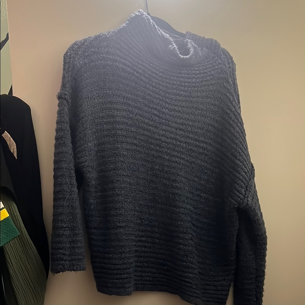 Cozy Charcoal Knit Sweater